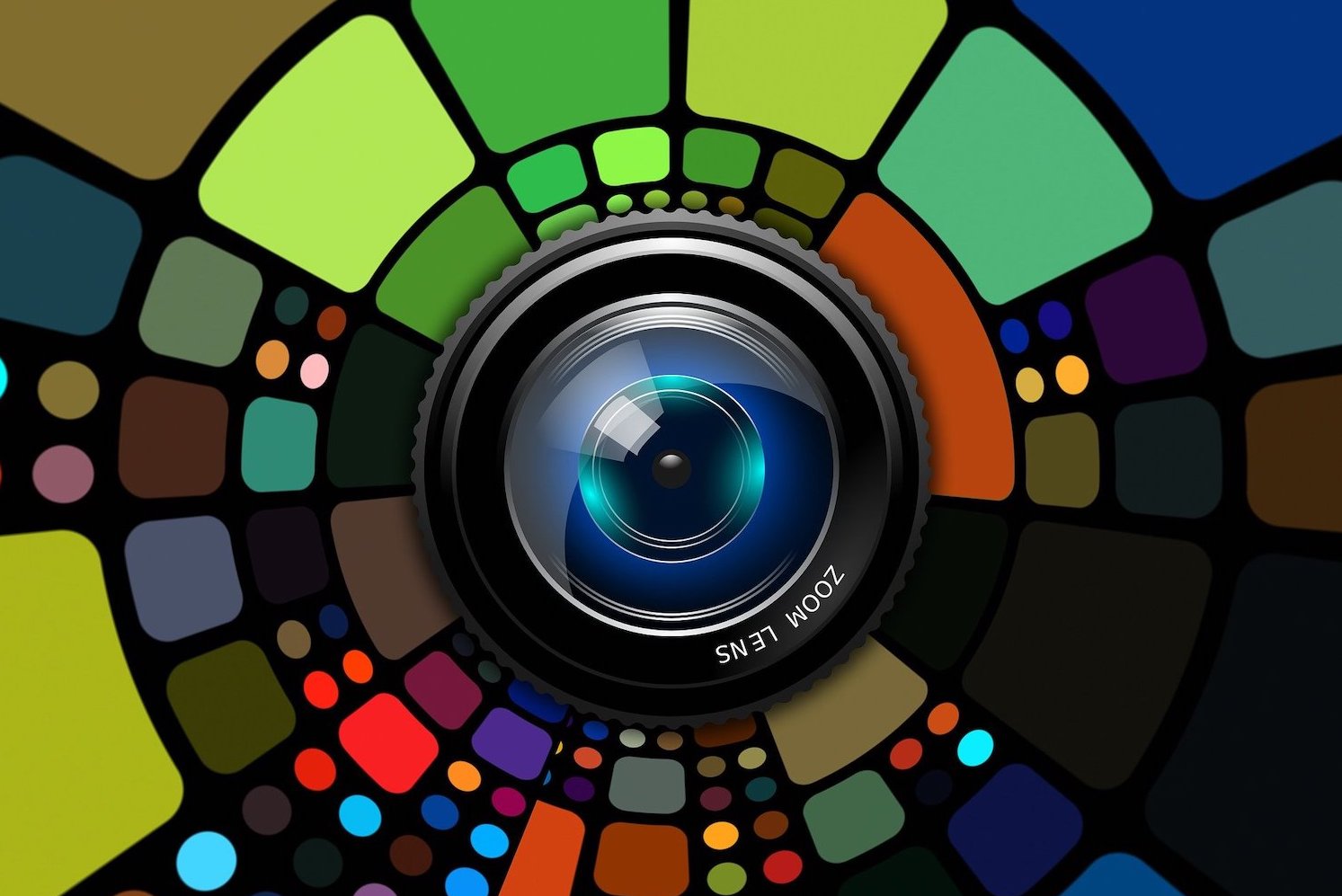 Camera lens by Geralt on Pixabay